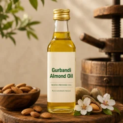 Woodpressed Almond Oil, Gurbandi (100 ml)