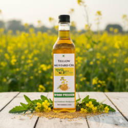 Organic Wood Pressed Yellow Mustard Oil