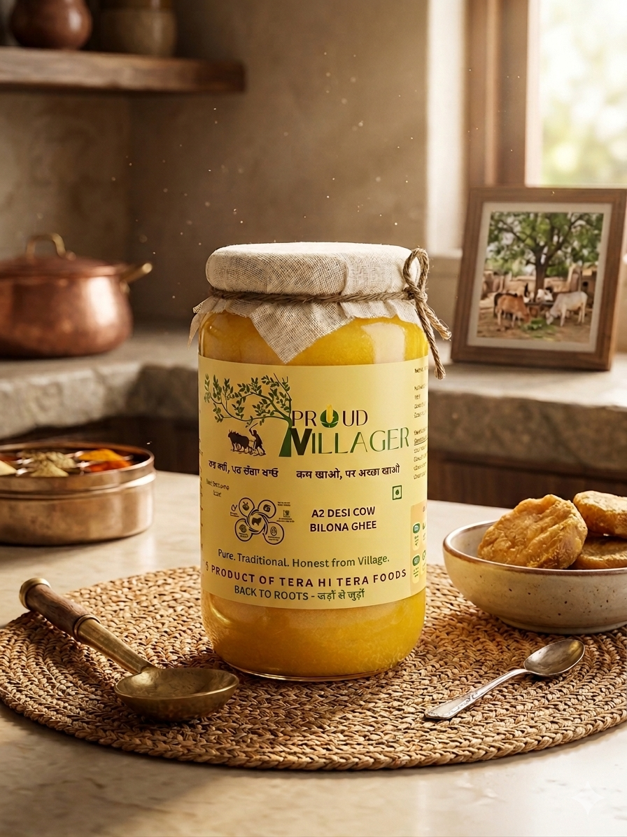 A2 Desi Cow (Kankrej) Bilona Ghee (1,2,3 & 5 Ltr)