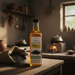 Organic Woodpressed Black Sesame Oil