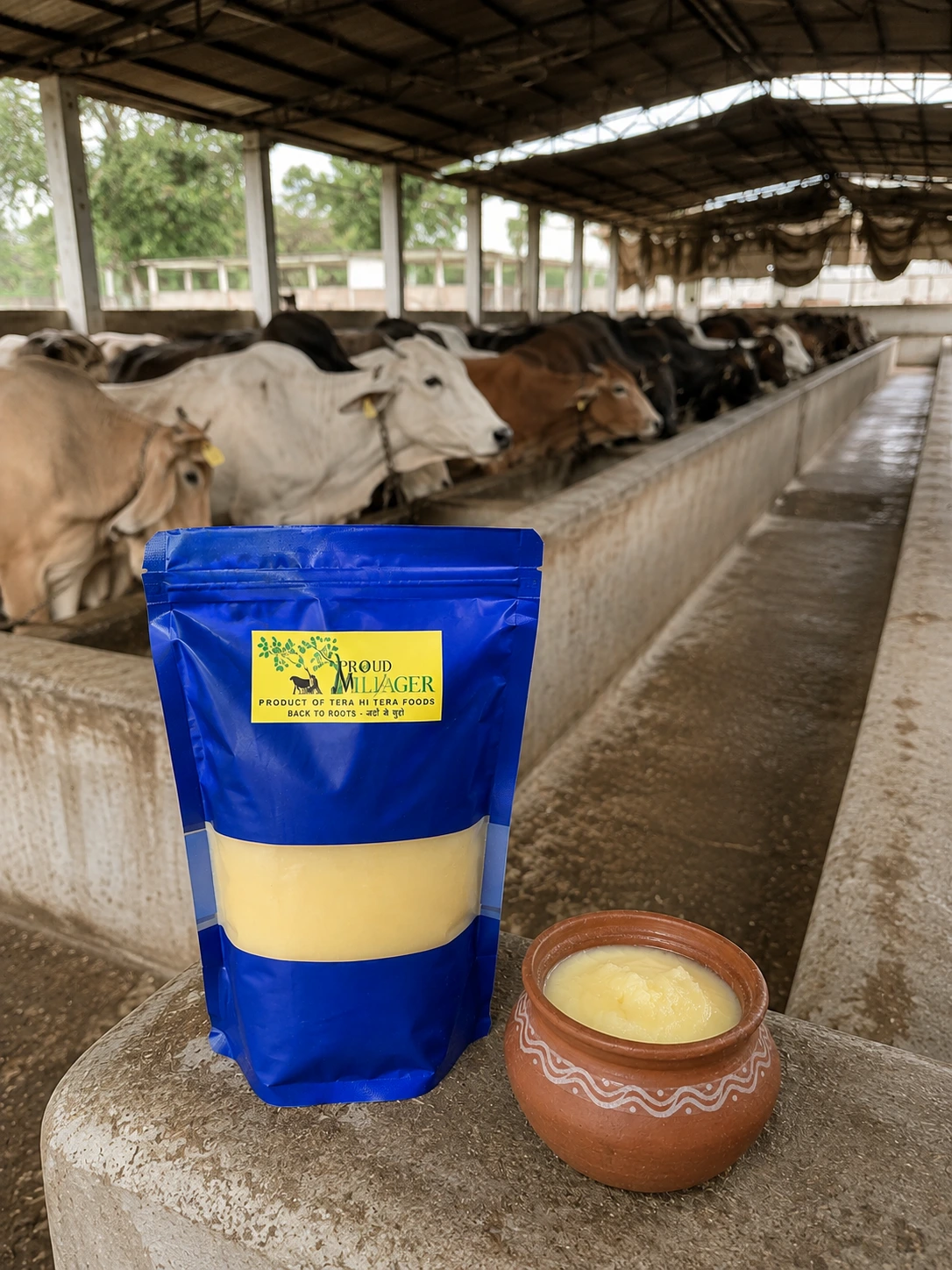 A2 Desi Cow Cream Ghee (500 ml | 1 Litre) A2 Desi Cow Cream Ghee (500 ml | 1 Litre)