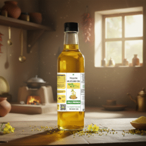 Cold Pressed Yellow Mustard Oil