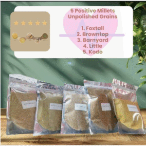 Organic Unpolished Millet Grains (1 kg each)