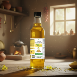 Organic Cold Pressed Yellow Mustard Oil