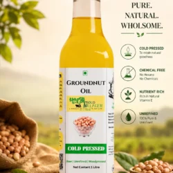 Organic Cold Pressed Groundnut Oil