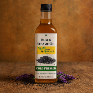 Organic Cold Pressed Black Sesame Oil