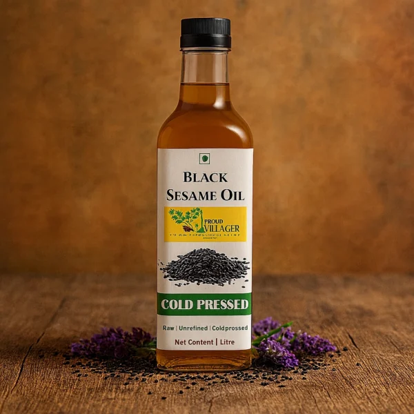 Cold Pressed Black Sesame Oil