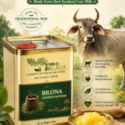 A2 Desi Kankrej Breed Cow Bilona Ghee – 10L Tin A2 Desi Kankrej Breed Cow Bilona Ghee – 10L Tin