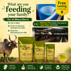 BGK4 – A2 Desi Cow (Kankrej) Bilona Ghee- 500, 250, 100, 20 ml
