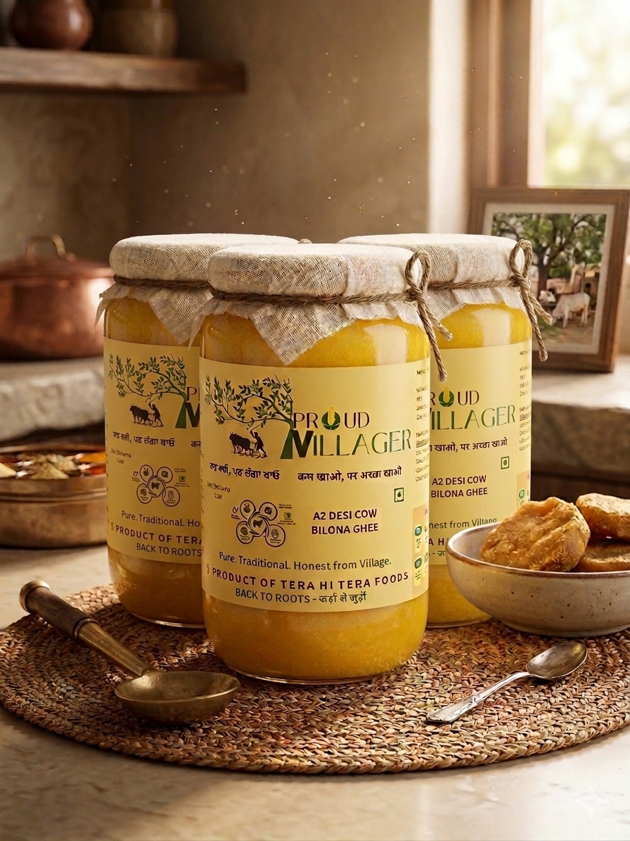 A2 Desi Cow (Kankrej) Bilona Ghee (3 Lt)