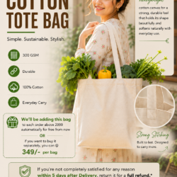 Eco-Friendly Cotton Tote Bag