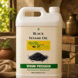 Proud Villager’s Extra Virgin Wood-pressed Black Sesame Oil – 5 Litre Gallon Proud Villager’s Extra Virgin Wood-pressed Black Sesame Oil – 5 Litre Gallon