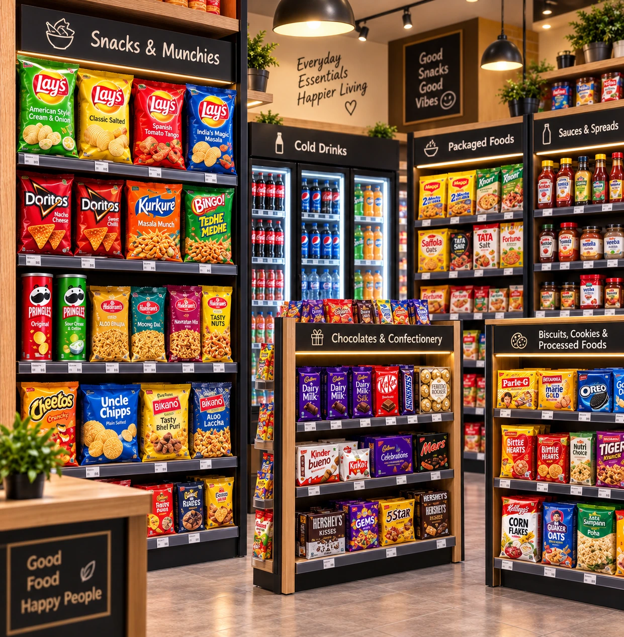 Processed food store